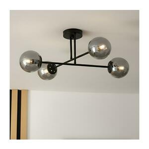 BRILAGI - MALIVA felületre szerelhető csillár 4xE14/15W/230V fekete/füstszínű LM-4.220/CZARNY/GREY kép