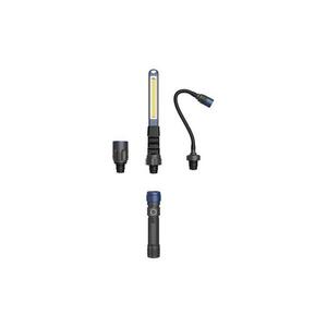 Viking Technology Viking - LED fényerőszabályozható újratölthető zseblámpa 3 az 1-ben LED/5V IPX4 380 lm 2200 mAh B7524 kép