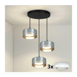 BRILAGI - Kábelen függesztett csillár AURA LUX 3xGX53/30W/230V fekete/füstszínű WO-OEM-CF-17-BK kép
