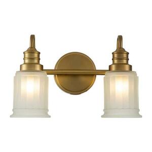 Elstead Quoizel QZ-SWELL2-BB-BATH-LED Fürdőszobai fali lámpatest SWELL, 2×G9/3W, 230V, IP44, aranyszínű QZ-SWELL2-BB-BATH kép