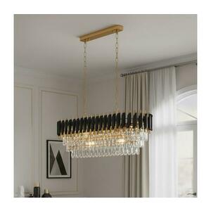 BRILAGI - Láncos csillár ECLIPSE 10xE14/10W/230V 78x28 cm fekete/arany BG72446 kép