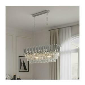 BRILAGI - Láncos csillár ECLIPSE 10xE14/10W/230V 78x28 cm ezüstszínű BG72447 kép