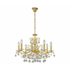 Kolarz 3234.88.3.KoT- Láncos kristálycsillár CARMEN 8xE14/60W/230V 24K arany 3234.88.3.KoT kép