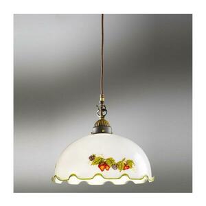 Kolarz 731.30.113 - Kábellel függesztett csillár NONNA 1xE27/75W/230V átm. 20 cm bordó/eper 731.30.113 kép
