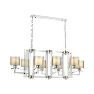Láncos csillár VARANA 8xE27/40W/230V fényes króm 301AUR1188 kép