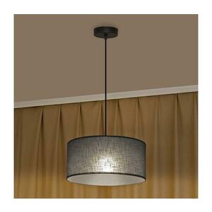 ALBA zsinóros függőlámpa 1xE27/15W/230V átm. 40 cm szürke W-KM 4020/1 BK+GR kép