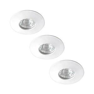 Rabalux 1078 - 3 darabos LED készlet: RANDY fürdőszobai süllyesztett mennyezeti lámpa 3xLED/4W/230V, kerek 1078 kép