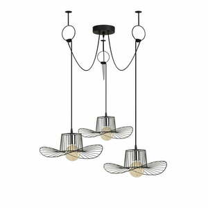 Fekete függőlámpa fém búrával ø 78 cm Tel – Opviq lights kép