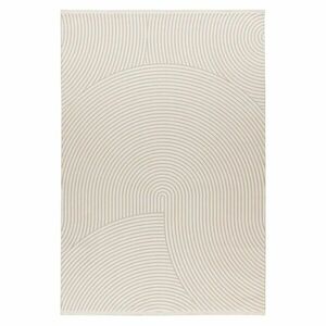 Szőnyeg, modern, íves vonalakkal díszített, sötétszürke, 200x290 cm - RONDOLE - Butopêa kép