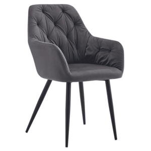 Design fotel, sötétszürke Velvet szövet, VERIO NEW kép