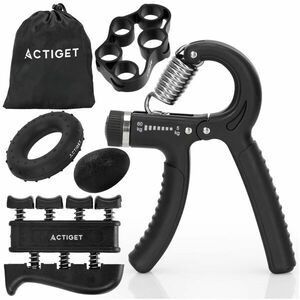 ActiGet 5in1 Kéz és marokerősítő készlet - Fekete kép