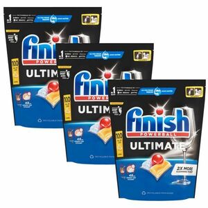 Finish Ultimate All in 1 Lemon Mosogatógép kapszula 3x100db + Ajá... kép