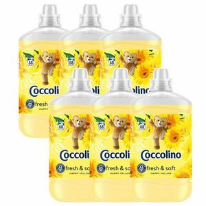 Coccolino Happy Yellow Öblítő koncentrátum 408 mosás 6x1700ml kép