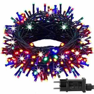 Springos fényfüzér 500LED, 27, 5m, többszínű kép