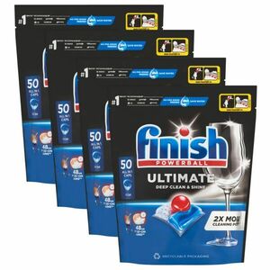 Finish Ultimate All in 1 Regular Mosogatógép kapszula 4x50db + Aj... kép
