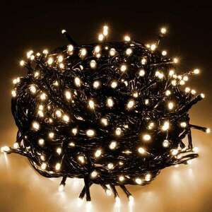 Springos beltéri fényfüzér 400LED, 33, 5 m, meleg fehér kép