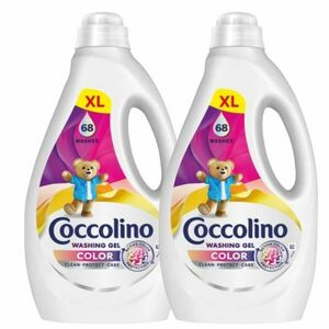 Coccolino Color mosószer színes ruhákhoz, 136 mosás, 2x2.72 l kép