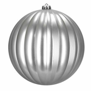 Springos karácsonyi gömbkészlet, 20cm, 3db, ezüst kép