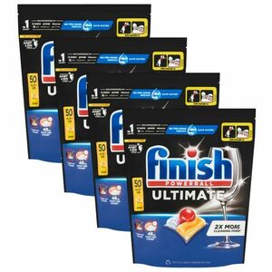 Finish Ultimate All in 1 Lemon Mosogatógép kapszula 4x50db + Aján... kép
