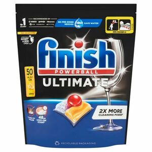 Finish Ultimate All in 1 Lemon Mosogatógép kapszula 50db + Ajándé... kép
