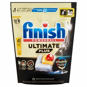 Finish Powerball Ultimate Plus Lemon Mosogatógép kapszula 45db +... kép
