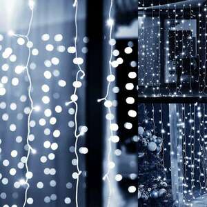 Springos 300 LED-es Függönyfény kép