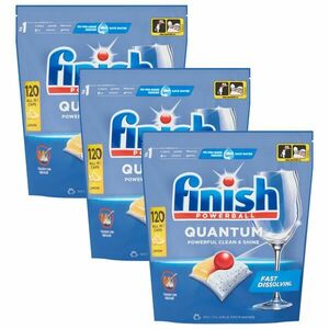 Finish Quantum All in 1 Lemon Mosogatógép kapszula 3x120db + Aján... kép