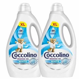 Coccolino White mosószer fehér ruhákhoz, 136 mosás, 2x2, 72 l kép