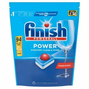 Finish Powerball Power All in 1 Citrom Mosogatógép tabletta 94db... kép
