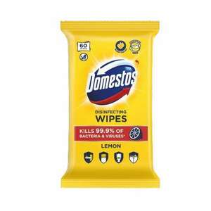 Domestos Lemon fertőtlenítő hatású higiénikus törlőkendő, 60 db kép