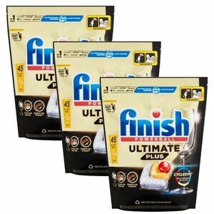Finish Powerball Ultimate Plus Lemon Mosogatógép kapszula 3x45db... kép