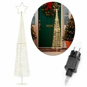 Springos LED-es karácsonyfa 250LED, 100 cm, meleg fehér kép