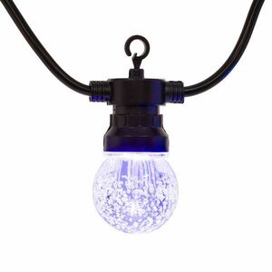 Springos programozható napelemes fényfüzér 15LED, 10, 5m, többszínű kép