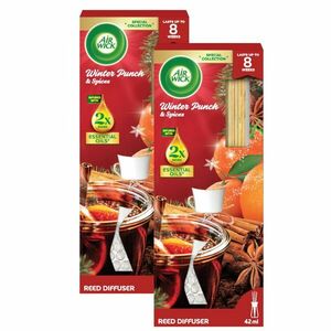 Air Wick Gyümölcsös Téli Puncs Pálcikás légfrissítő folyadék 2x42ml kép
