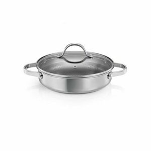 Tescoma SteelCRAFT mély serpenyő fedővel 24 cm, 2 fül kép