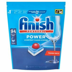 Finish Powerball Power All in 1 Mosogatógép tabletta 94db + Ajánd... kép