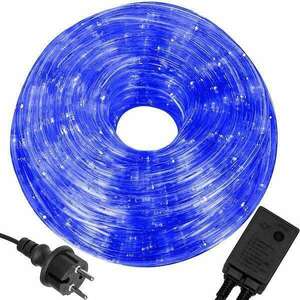 Springos programozható fénykábel 480LED, 20m, Kék kép