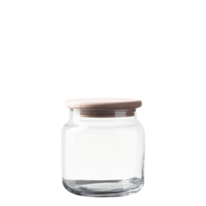 Üvegedény fedéllel 0, 6 l - Basic Kitchen - 593765 kép