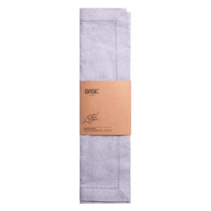 Világosszürke pamut terítő, 50 x 140 cm - Basic Ambiente - 596403 kép