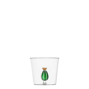 Pohár borostyánvirágos kaktusszal 350 ml - 983068 kép