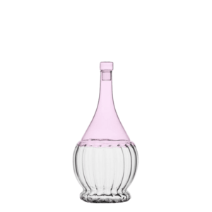 Üvegpalack rózsaszín/áttetsző kupakkal 1, 1 l - 983083 kép