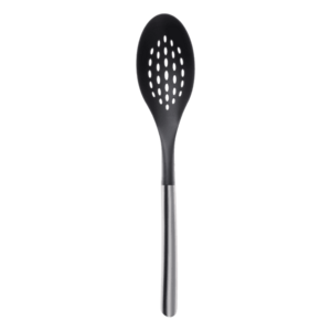 Nylon barázdált kanál rozsdamentes acél nyéllel 35 cm - 596573 kép