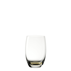 Tumbler pohár 460 ml sárga spirál aljjal – Optima Glas Lunasol - 322861 kép