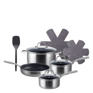 10 részes kezdőkészlet edényekkel és serpenyőkkel – Sirius Terra Multi-layer Lunasol - 601214 kép