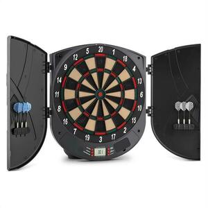 KLARFIT Dart, darts tábla, puha hegy, 26 játék, ajtó, hang kép