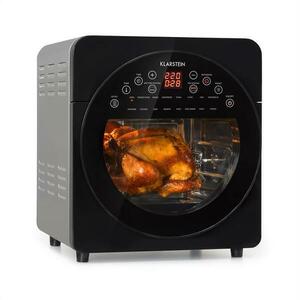 Klarstein AeroVital easy touch, forrólevegős fritőz, 1700 W, 14 l, 16 program, fekete kép
