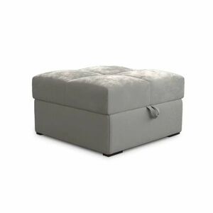 Krém színű ZENOVA tárolós puff 65x65 cm kép