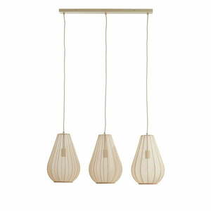 Bézs függőlámpa textil búrával Itela – Light & Living kép