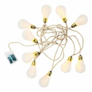 BULB LIGHTS égősor villanykörték LED, 10 égővel USB kábellel kép