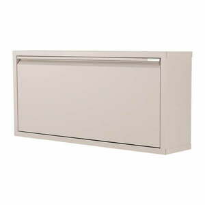 Szürkésbarna fém billenő ajtós-függő cipőtartó 75x41x22 cm Billy – Spinder Design kép